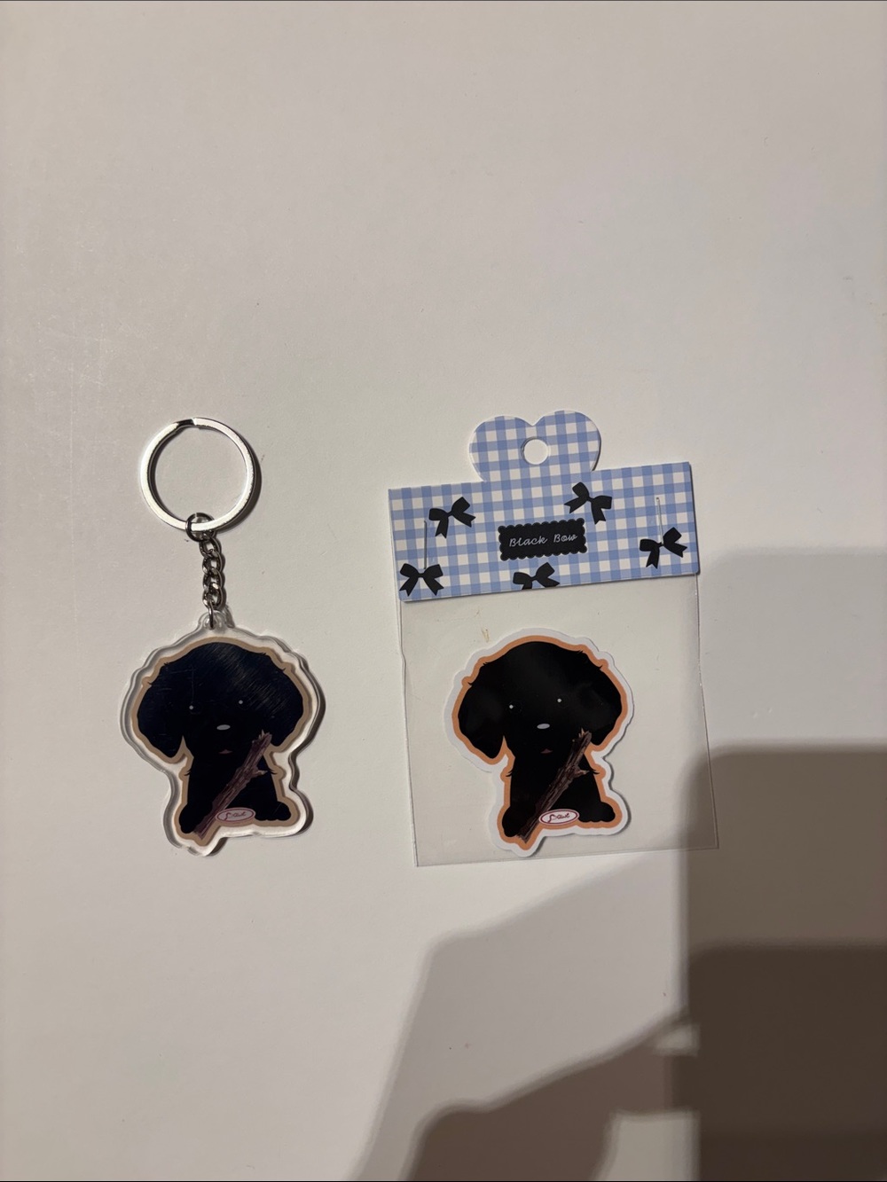 Lab Keychain & Sticker Set